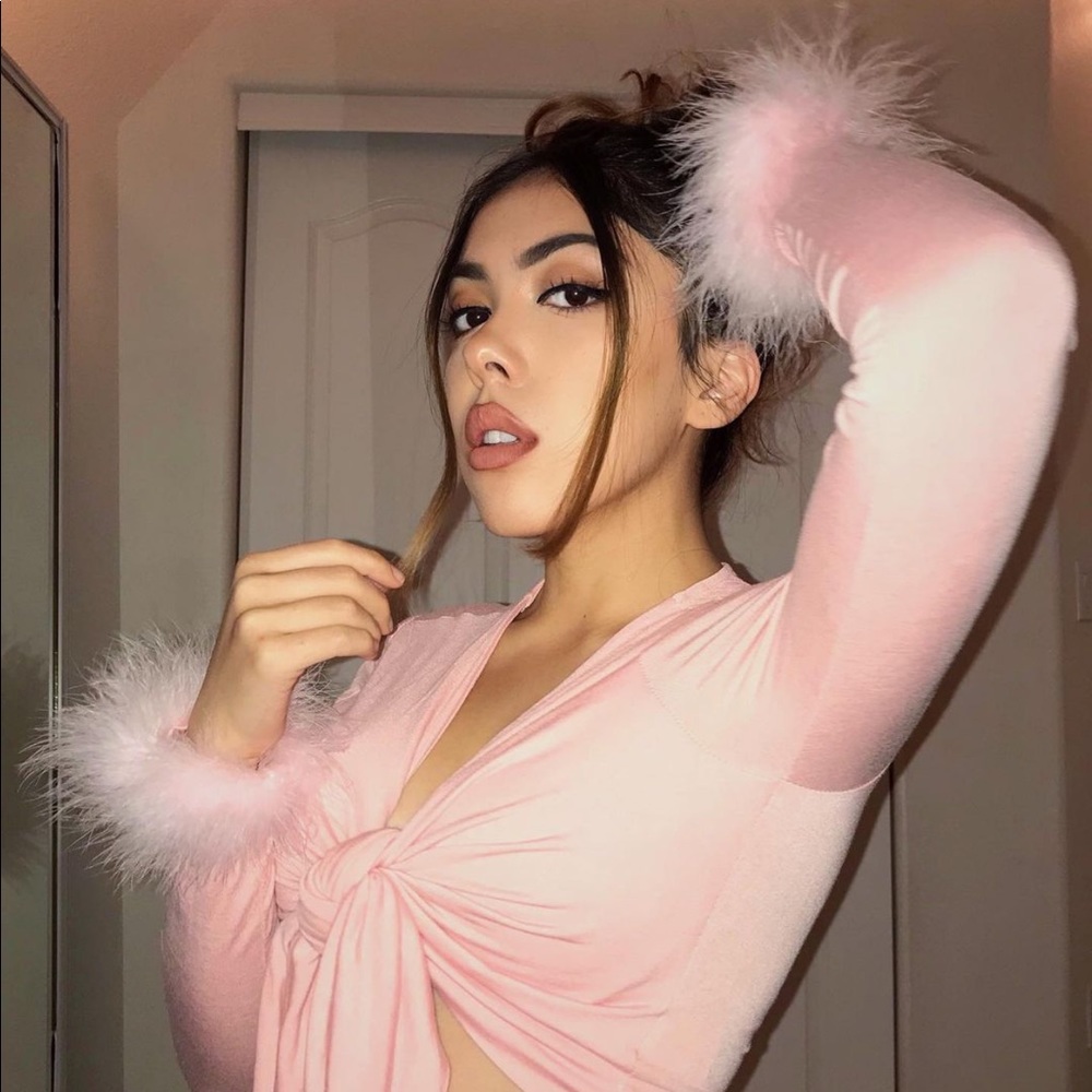 Pink Crop Top